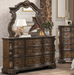 LEOVO  DRESSER - Brown Traditional Dresser | NorCal Furniture Santa Clara CA