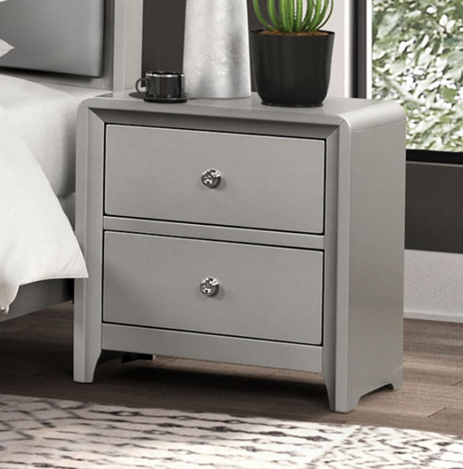 BRYN  NIGHT STAND - Gold Contemporary Night Stand | NorCal Furniture Santa Clara CA