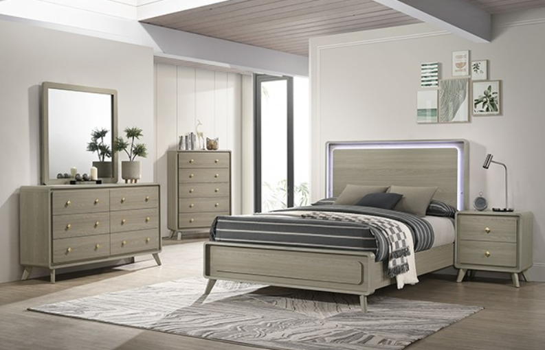 RAIN  DRESSER - Gold Contemporary Dresser | NorCal Furniture Santa Clara CA