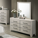 DUBUQ  MIRROR - Grey Contemporary Mirror | NorCal Furniture Santa Clara CA