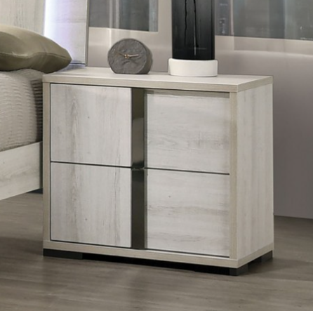 HOST  NIGHT STAND - White Contemporary Night Stand | NorCal Furniture Santa Clara CA