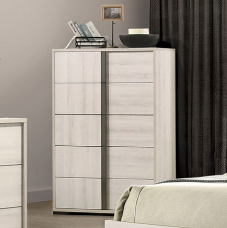 HOST  CHEST - White Contemporary Chest | NorCal Furniture Santa Clara CA