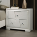 HOLE  NIGHT STAND - White Contemporary Night Stand | NorCal Furniture Santa Clara CA