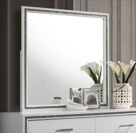 LUCIDIA  MIRROR - Mirrored Contemporary Mirror | NorCal Furniture Santa Clara CA