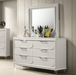 LARE  DRESSER - White Contemporary Dresser | NorCal Furniture Santa Clara CA