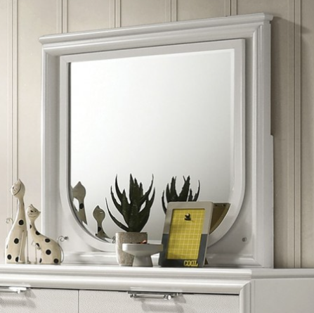 LARE  MIRROR - Mirrored Contemporary Mirror | NorCal Furniture Santa Clara CA