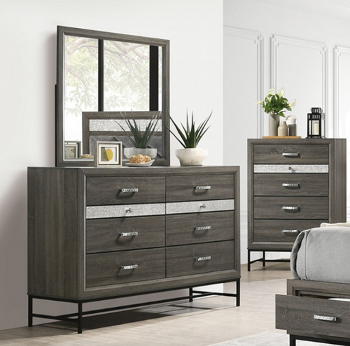 VOLET  DRESSER - Grey Contemporary Dresser | NorCal Furniture Santa Clara CA