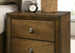 KRIKHA  NIGHT STAND - Brown Transitional Night Stand | NorCal Furniture Santa Clara CA