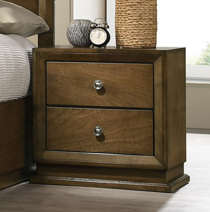 KRIKHA  NIGHT STAND - Brown Transitional Night Stand | NorCal Furniture Santa Clara CA