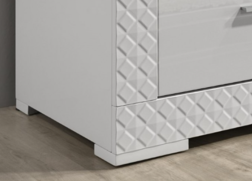 WHIT  DRESSER - White Glam Dresser | NorCal Furniture Santa Clara CA