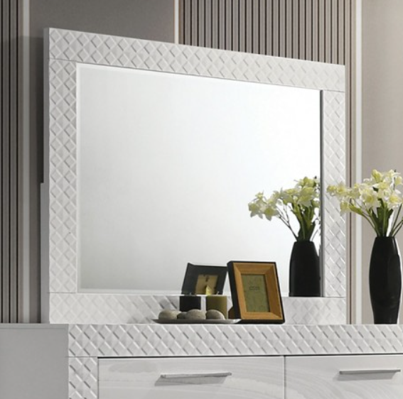 WHIT  MIRROR - Mirrored Glam Mirror | NorCal Furniture Santa Clara CA