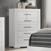 WHIT  CHEST - White Glam Chest | NorCal Furniture Santa Clara CA