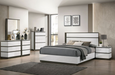 BIRFELL  NIGHT STAND - Gold Contemporary Night Stand | NorCal Furniture Santa Clara CA