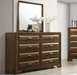 CARYS  DRESSER - Brown Transitional Dresser | NorCal Furniture Santa Clara CA
