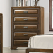 CARYS  CHEST - Brown Transitional Chest | NorCal Furniture Santa Clara CA