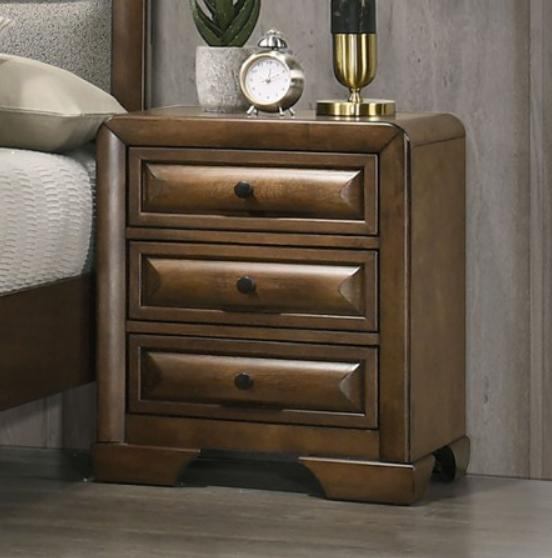 CARYS  NIGHT STAND - Brown Transitional Night Stand | NorCal Furniture Santa Clara CA