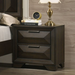 HEXA  NIGHT STAND - Brown Transitional Night Stand | NorCal Furniture Santa Clara CA