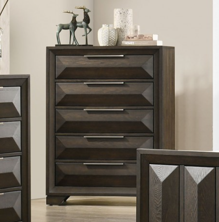 HEXA  CHEST - Brown Transitional Chest | NorCal Furniture Santa Clara CA