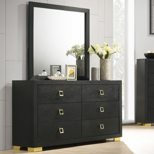 LATIM  DRESSER - Black Contemporary Dresser | NorCal Furniture Santa Clara CA