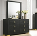 LATIM  DRESSER - Black Contemporary Dresser | NorCal Furniture Santa Clara CA