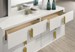 BASIL  DRESSER - Gold Contemporary Dresser | NorCal Furniture Santa Clara CA