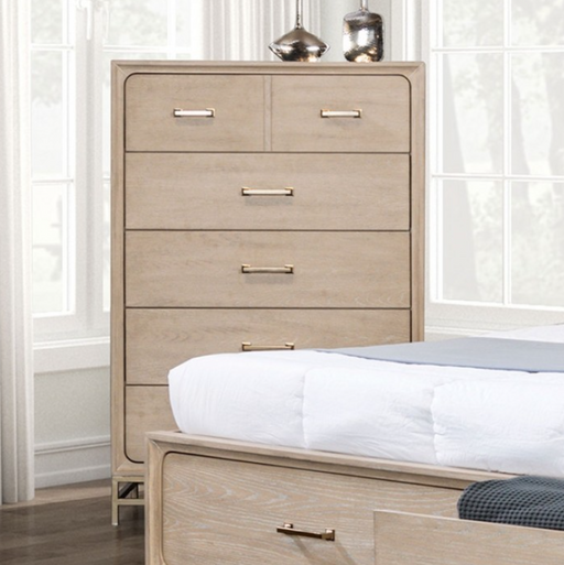 SANDLE  CHEST - Brown Transitional Chest | NorCal Furniture Santa Clara CA