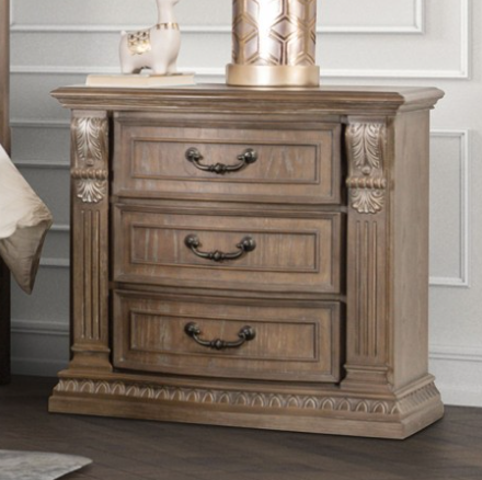 SEVEN  NIGHT STAND - Brown Transitional Night Stand | NorCal Furniture Santa Clara CA