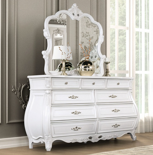 VALE  DRESSER - White Traditional Dresser | NorCal Furniture Santa Clara CA