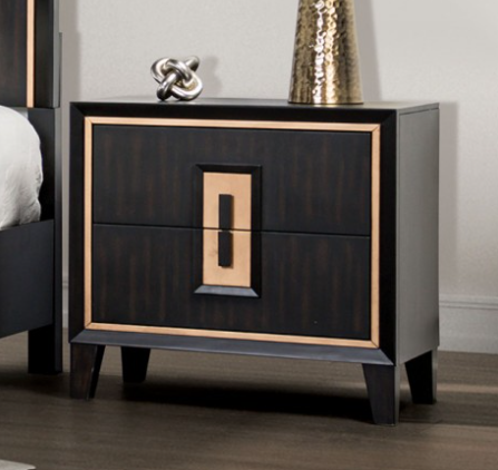 KENYA  NIGHT STAND - Brown Contemporary Night Stand | NorCal Furniture Santa Clara CA