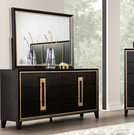 KENYA  DRESSER - Brown Contemporary Dresser | NorCal Furniture Santa Clara CA