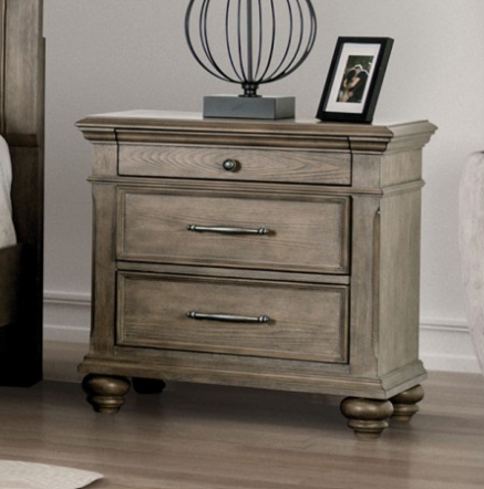 PHILO  NIGHT STAND - Brown Transitional Night Stand | NorCal Furniture Santa Clara CA
