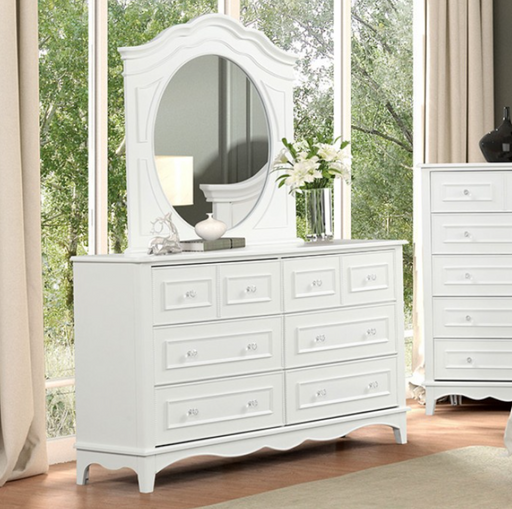 NAUCAL  DRESSER - White Traditional Dresser | NorCal Furniture Santa Clara CA