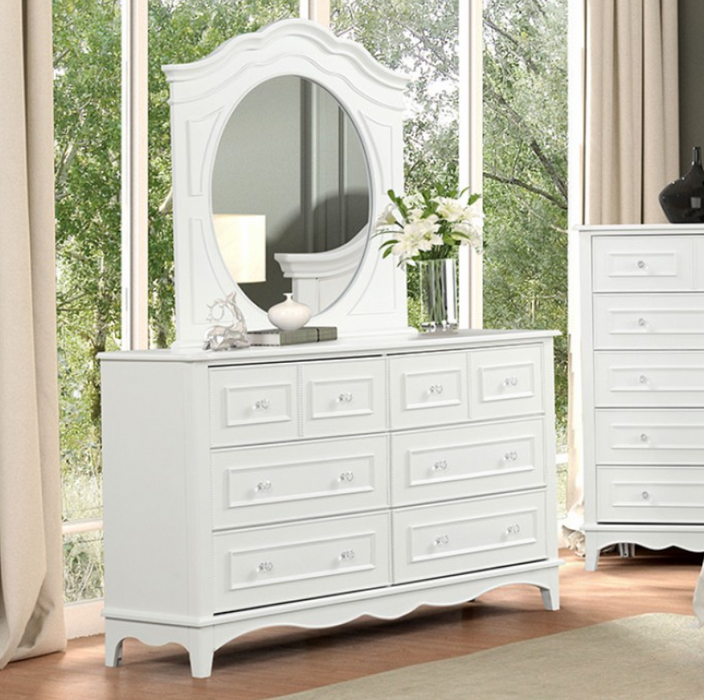 NAUCAL  DRESSER - White Traditional Dresser | NorCal Furniture Santa Clara CA