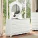 NAUCAL  DRESSER - White Traditional Dresser | NorCal Furniture Santa Clara CA