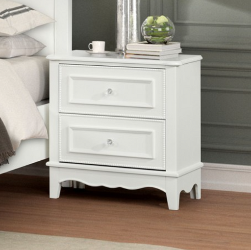 NAUCAL  NIGHT STAND - White Traditional Night Stand | NorCal Furniture Santa Clara CA