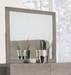GRIST  MIRROR - Grey Contemporary Mirror | NorCal Furniture Santa Clara CA