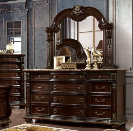 FROM  DRESSER - Brown Traditional Dresser | NorCal Furniture Santa Clara CA