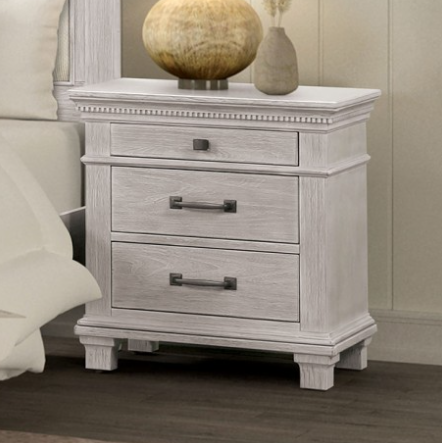 SWAN  NIGHT STAND - Grey Transitional Night Stand | NorCal Furniture Santa Clara CA