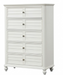 WHITH  CHEST - White Transitional Chest | NorCal Furniture Santa Clara CA