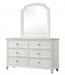 WHITH  DRESSER - White Transitional Dresser | NorCal Furniture Santa Clara CA