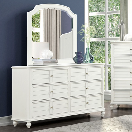 WHITH  DRESSER - White Transitional Dresser | NorCal Furniture Santa Clara CA