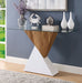 Isle Sofa Table - White Contemporary Sofa Table | NorCal Furniture Santa Clara CA