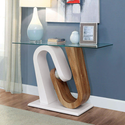 Jade Sofa Table - White Contemporary Sofa Table | NorCal Furniture Santa Clara CA
