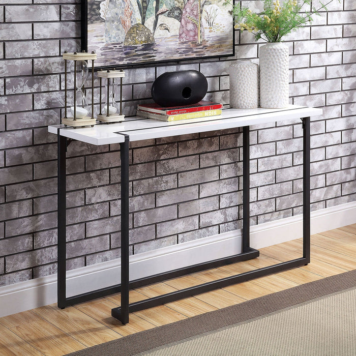 Juno Sofa Table - Black Contemporary Sofa Table | NorCal Furniture Santa Clara CA