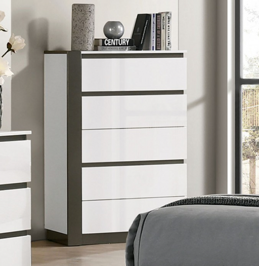 BIRFELL  CHEST - Gold Contemporary Chest | NorCal Furniture Santa Clara CA