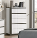 BIRFELL  CHEST - Gold Contemporary Chest | NorCal Furniture Santa Clara CA