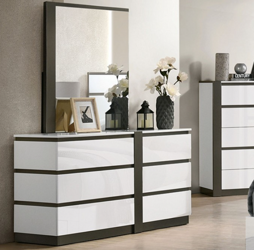 BIRFELL  DRESSER - Gold Contemporary Dresser | NorCal Furniture Santa Clara CA