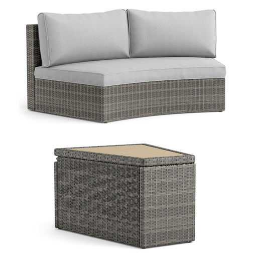 Atlas Sectional - Grey Contemporary Sectional | NorCal Furniture Santa Clara CA