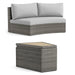 Atlas Sectional - Grey Contemporary Sectional | NorCal Furniture Santa Clara CA