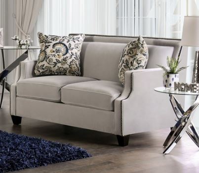 Grove Loveseat - Grey Transitional Loveseat | NorCal Furniture Santa Clara CA